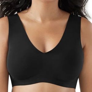 True Body V-Neck Bra Size Large Black